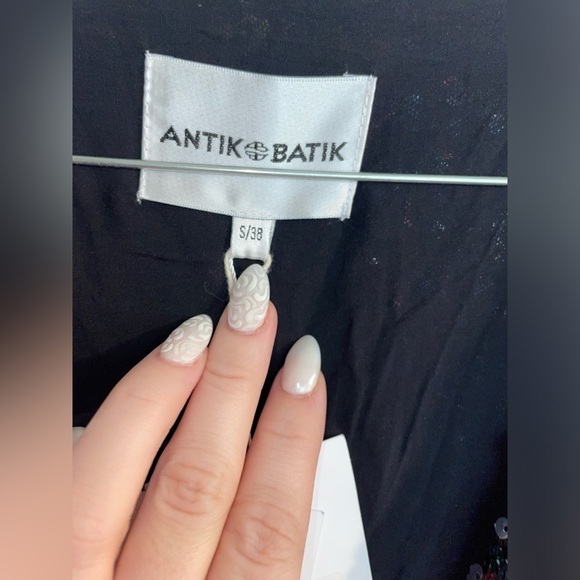 New Antik Batik Lazer Lace-up Sequin Tulle Mini Dress SZ 6 - Picture 11 of 16